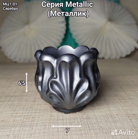 Декор из гипса. Цвет серебро