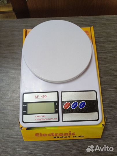 Весы электронные 10кг kitchen scale SF-400 (новые)