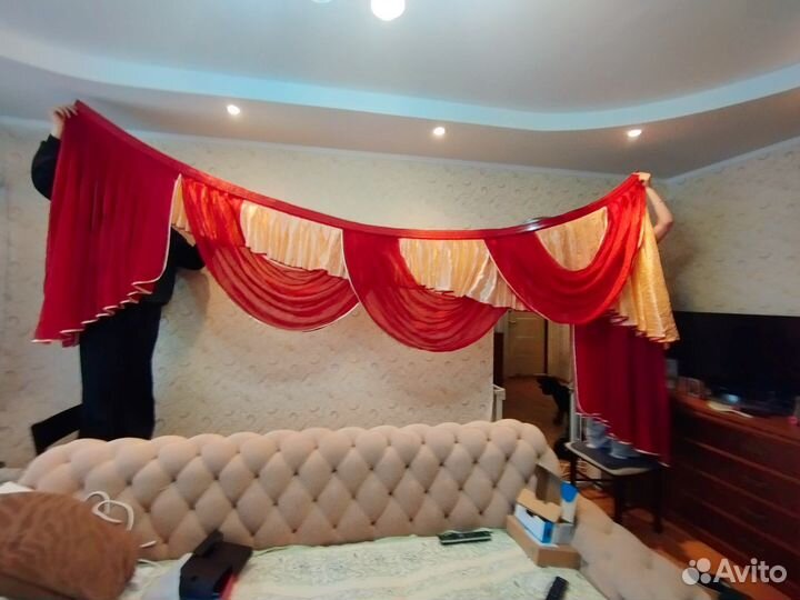 Ламбрекен 3 м 45 см на окно