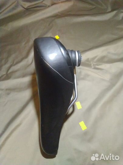 Седло комфортное 284х184мм, чёрное WEB-пружинами