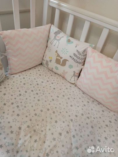 Бортики в детскую кроватку