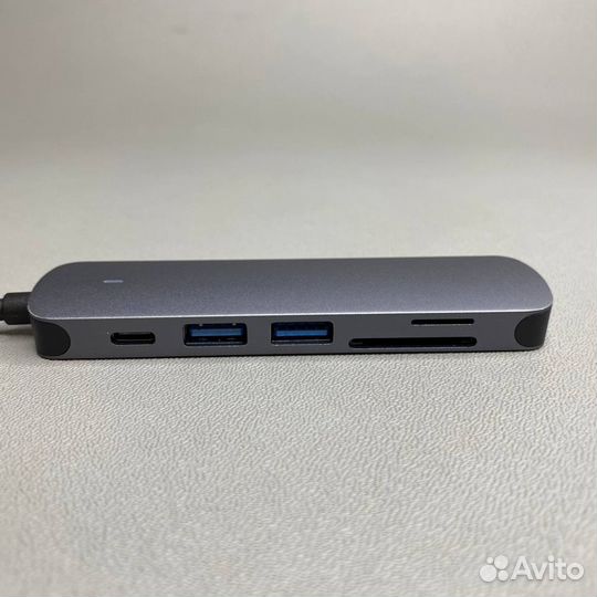 Переходник hoco HB28 type-C, hdmi+USB3.0+SD+TF