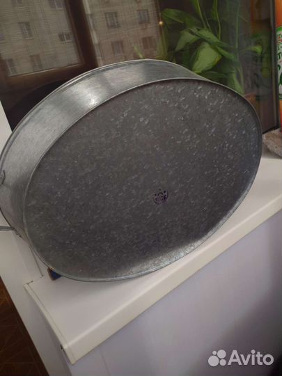 Таз оцинкованный новый