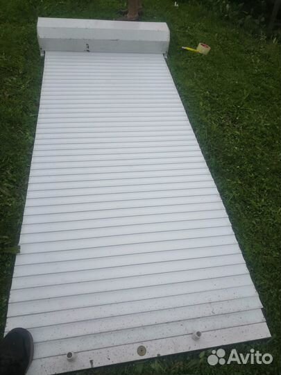 Рольставни на дверь или окно белые 92см б/у