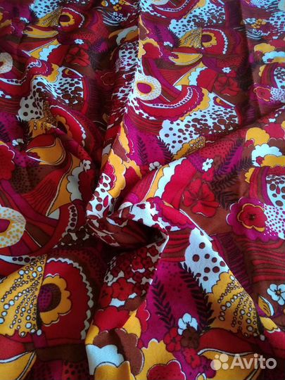 Отрезы винтажного шёлка