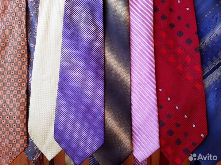 Коллекция мужских галстуков. 70-90-е года