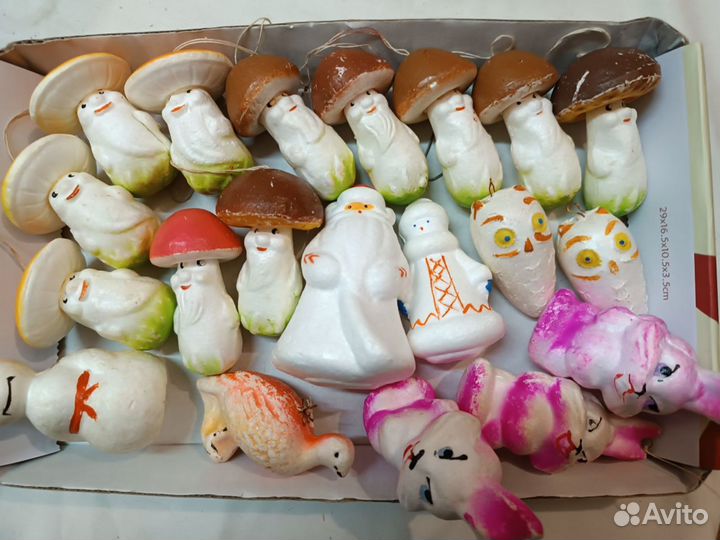 СССР ёлочные игрушки гирлянда