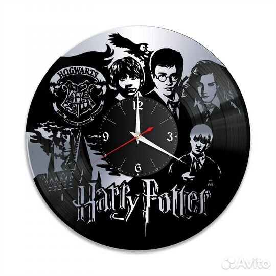 Часы настенные Гарри Поттер из винила, №6