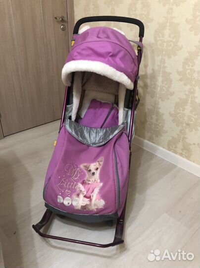 Санки-коляска Nika детям 7-2