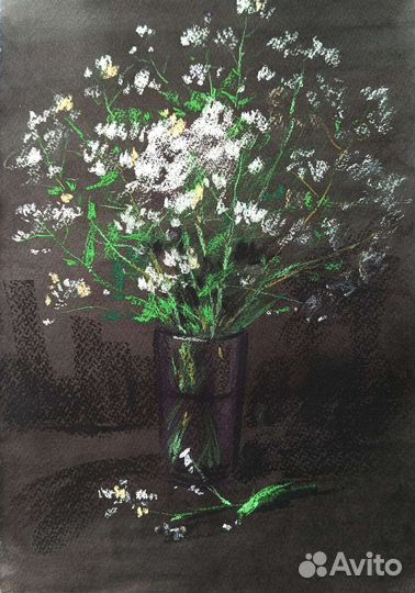 Картины пастелью, натюрморты и пейзажи