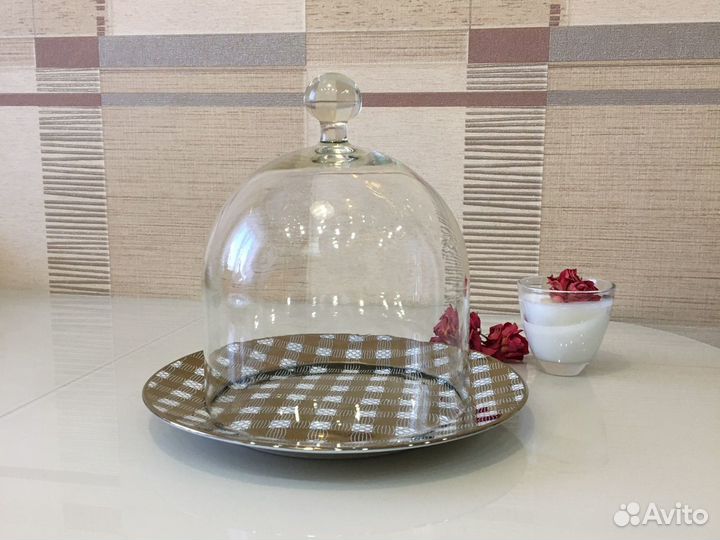 Крышка-колпак стеклянная банка