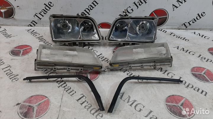 Фары до рестайл на Mercedes-Benz W202 C