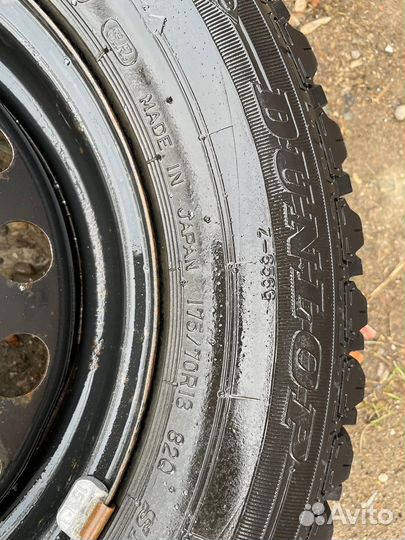 2 колеса в сборе R13 Dunlop 175/70