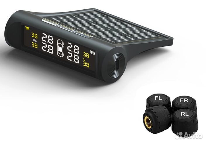 Система контроля давления в шинах (tpms) солнечная