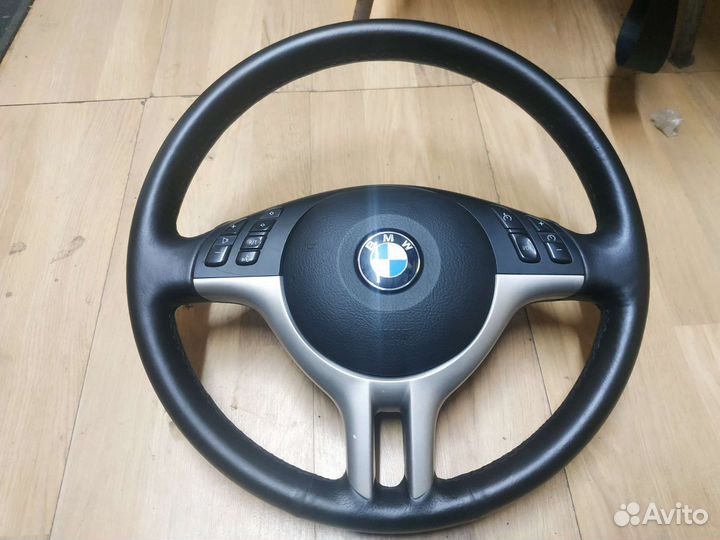 Руль бмв Е46 Е39 Е38 Е53 с аэрбегом и кнопками
