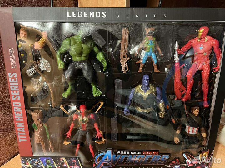 Детские игрушки, Школа марвел 8 героев.(Новый)