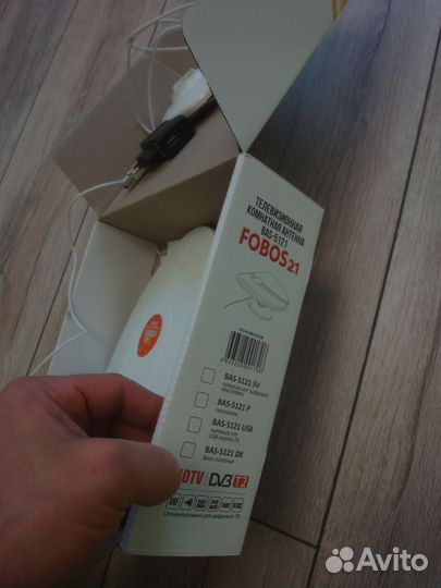 Антенна комнатная телевизионная рэмо, новая