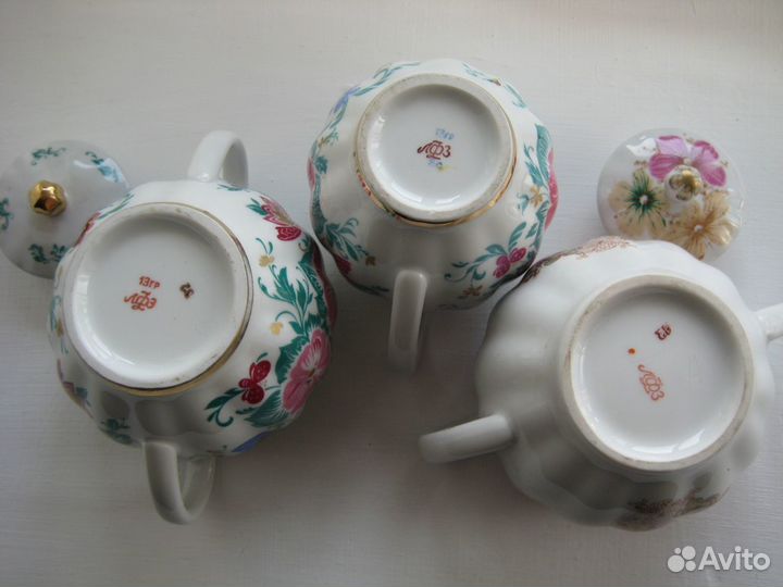 Молочник и сахарница лфз СССР