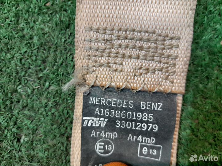 Ремень безопасности Mercedes-Benz ML W163
