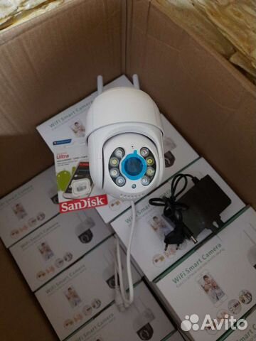 Камера видеонаблюдения 4mp wi-fi уличная