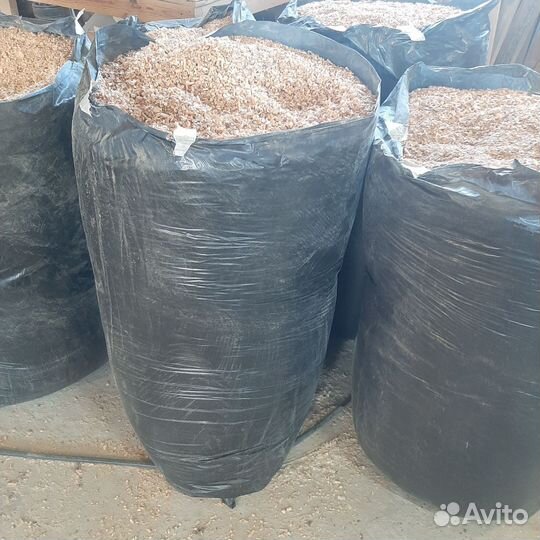 Опилки стружка в мешках ольховые