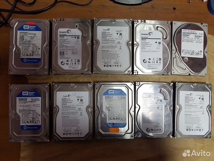 Жесткие диски с BAD-ами и нерабочие