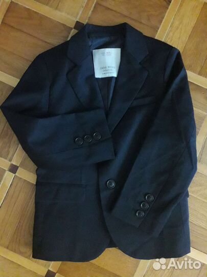 Пиджак детский и черные брюки h&m 4-5 лет, 110 см