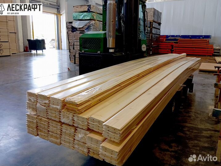 Имитация бруса 20*145*5000 сорт AB ель/сосна