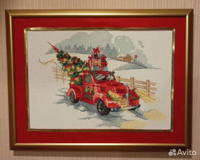 Остатки наборов для вышивания 