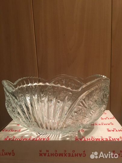 Хрустальные салатники СССР