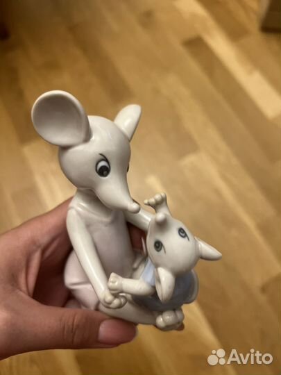 Фарфоровые статуэтки pavone мышки, мышка павоне