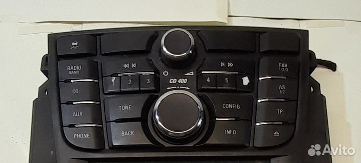 Панель управления магнитолой Опель Астра J
