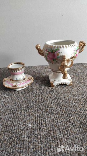 Самовар Гжель, фарфор