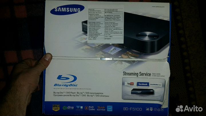 Блю рей проигрыватель самсунг BD-F5100