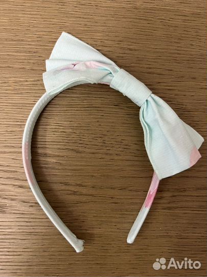 Ободок детский с бантиком новый