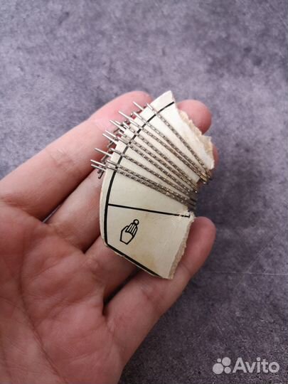 Зажим заколка для волос 15 шт. с застёжкой СССР