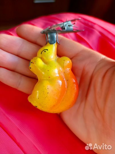 Белка ёлочная игрушка СССР