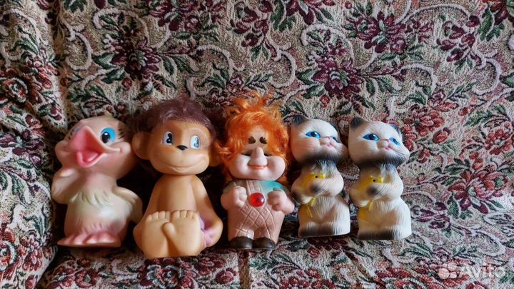 Резиновые игрушки СССР