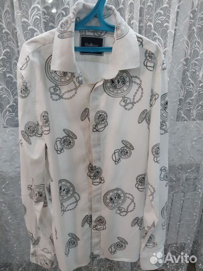 Рубашка белая на мальчика 10 лет