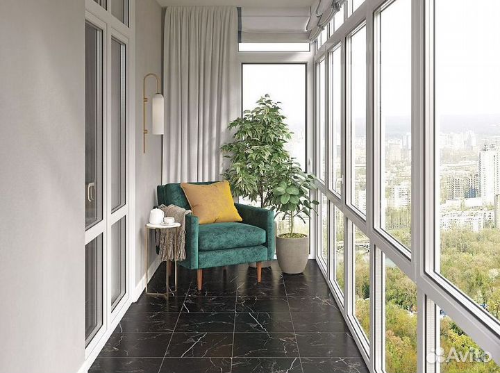 Остекление лоджии