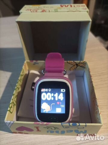 Детские смарт часы с gps немного б/у