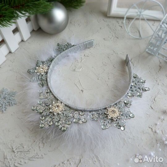 Ободок Снежинка