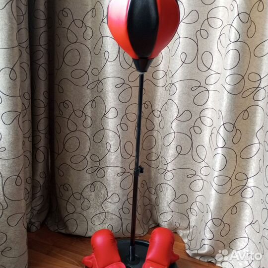 Боксерская груша напольная+ перчатки