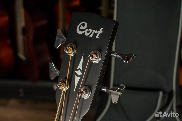 Акустическая Бас гитара Cort (Комплект)