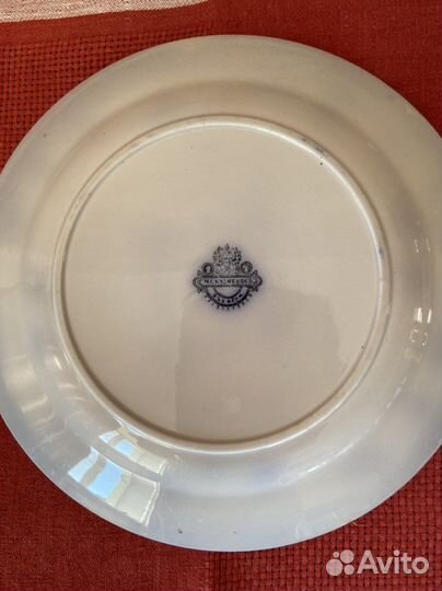 Антикварные тарелки Кузнецовский фарфор
