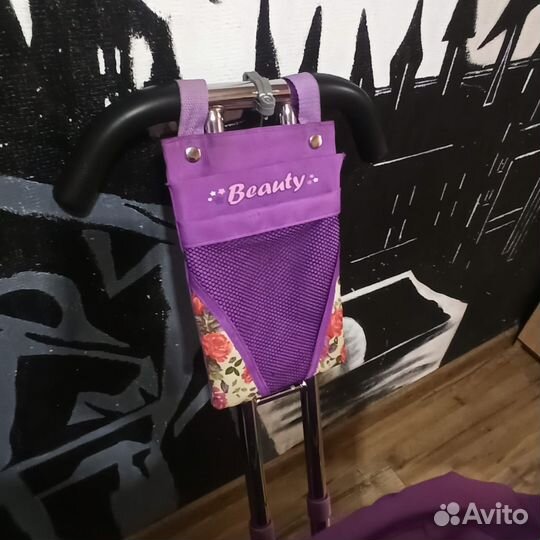 Велосипед коляска с ручкой