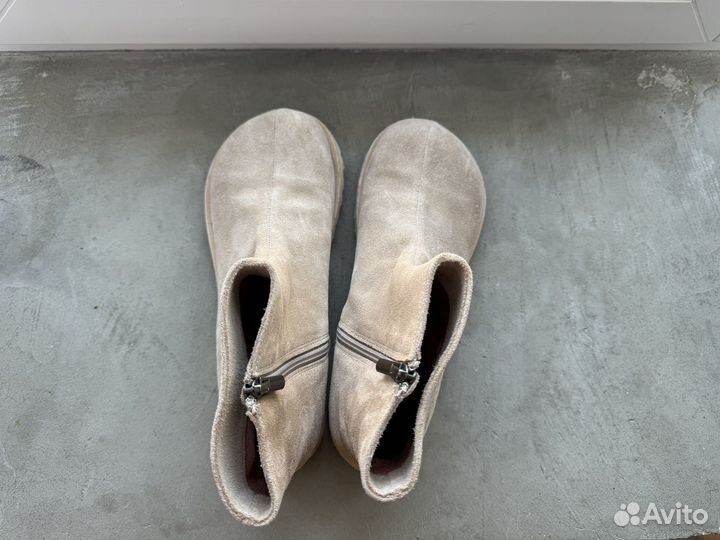 Замшевые сапоги