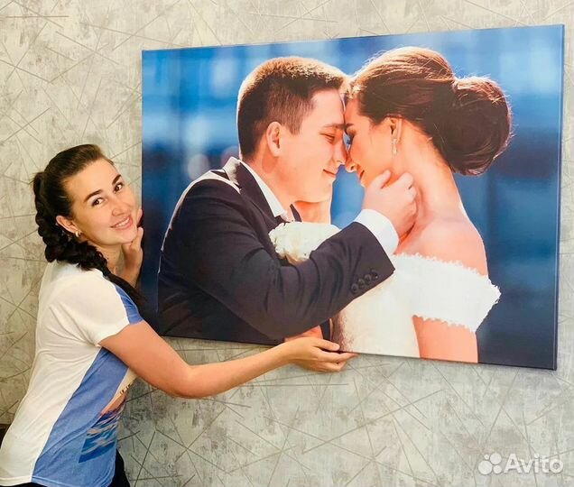 Портрет на холсте на свадьбу