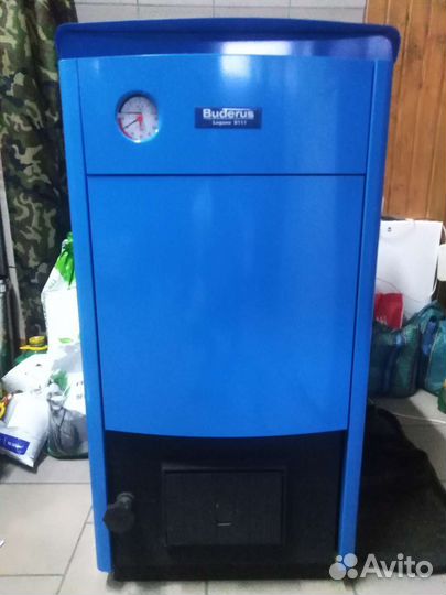 Твердотопливный котел buderus стальной 32квт новый