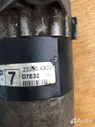 Стартер nissan